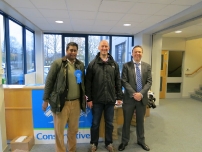Annesley campaigning for the Corby and East Northants by-election